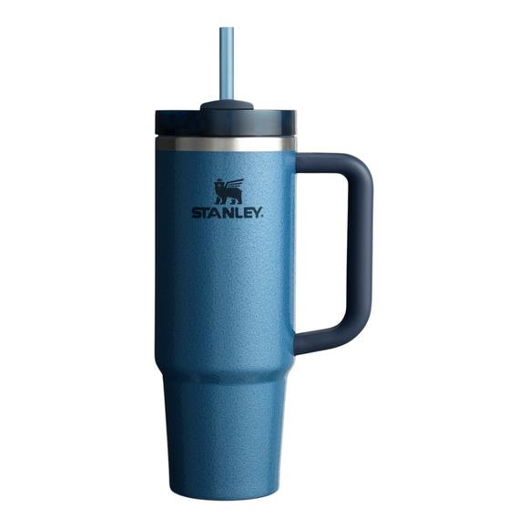 Stanley 30oz H2.0 Flowstate Quencher Tumbler Hammertone Lake Blue NEW In-Hand - Picture 4 of 4